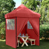 vidaXL Partytent Bordeauxrood 200 x 200 x 306 cm Oxford Stof