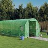 vidaXL Tuinkas met stalen frame 12 m&sup2; 6x2x2 m groen