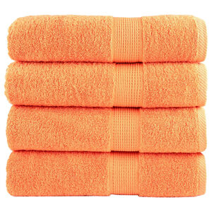 vidaXL Badhanddoeken SOLUND 4 st 600 g/m&sup2; 100x150 cm