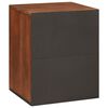 vidaXL Badkamerkast met plank Bruin 38 x 33,5 x 48 cm Bewerkt hout