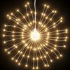 vidaXL Kerstverlichting vuurwerk 8 st 140 warmwitte LED's 17 cm