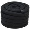 vidaXL Boottouw 4 mm 10 m Zwart