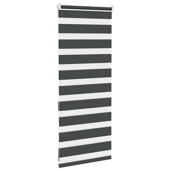 vidaXL Zebra rolgordijn 60x100 cm stofbreedte zwart 55,9 cm