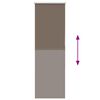 vidaXL Rolgordijn verduisterend koffie 55x130 cm stofbreedte 50,7 cm