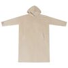 vidaXL Deken hoodie Beige s Flanel