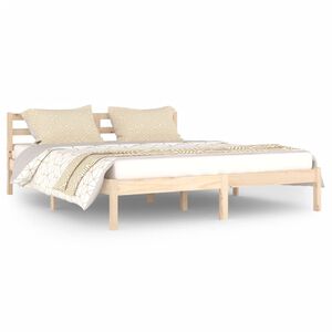 vidaXL Bedframe massief grenenhout 160x200 cm