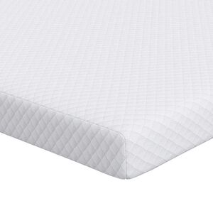 vidaXL Traagschuimmatras topper 80 x 200 cm Thick Stof-100% polyester