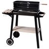 ProGarden Houtskoolbarbecue 86,5 cm zwart