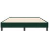 vidaXL Boxspring zonder matras fluweel donkergroen 140x210 cm