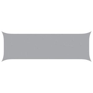 vidaXL Zonneschaduwzeil Lichtgrijs 6 x 2 m 100% Polyester Oxford