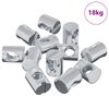 vidaXL Barrel Moer 3462 st zilver M6 x 13 mm IJzer
