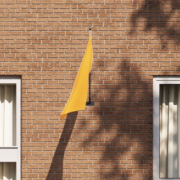 vidaXL Vlaggen Mast Houder Zwart 10.5 x 7.5 x 0.2 cm Staal