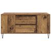 vidaXL Salontafel met lade Oud Hout 102 x 44,5 x 50 cm Bewerkt hout