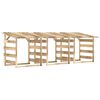 vidaXL Pergola's met dak 3 st 100x90x100 cm ge&iuml;mpregneerd grenenhout