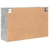 vidaXL Schoenenkast met plank Betongrijs 103 x 30 x 67 cm Bewerkt hout