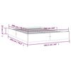 vidaXL Bedframe massief hout wit 160x200 cm