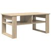 vidaXL Salontafel Sonoma Eiken 96 x 54 x 44 cm Bewerkt hout