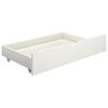 vidaXL Hemelbedframe met 2 lades massief grenenhout wit 100x200 cm