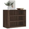 vidaXL Wandkast 75x35x60 cm bewerkt hout bruin eikenkleurig