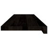 vidaXL Traptreden 16 st 90x30x2 cm massief eikenhout donkerbruin