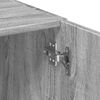 vidaXL Opbergkast 80x42,5x225 cm bewerkt hout grijs sonoma eikenkleur