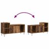 vidaXL TV-kast Oud Hout 100 x 35 x 55 cm Bewerkt hout