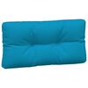 vidaXL Palletkussens 7 st stof blauw