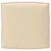 vidaXL Kussen Beige 80 x 80 x 12 cm Oxford Stof