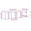 vidaXL TV-kast Bruin 156 x 37 x 45 cm Bewerkt hout