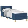 vidaXL Boxspringbed met hoofdeinde Blauw 80 x 200 cm Stof
