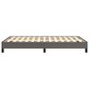 vidaXL Bedframe zonder matras 120x190 cm kunstleer grijs