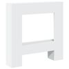 vidaXL Haardombouw 81x18x82 cm bewerkt hout wit