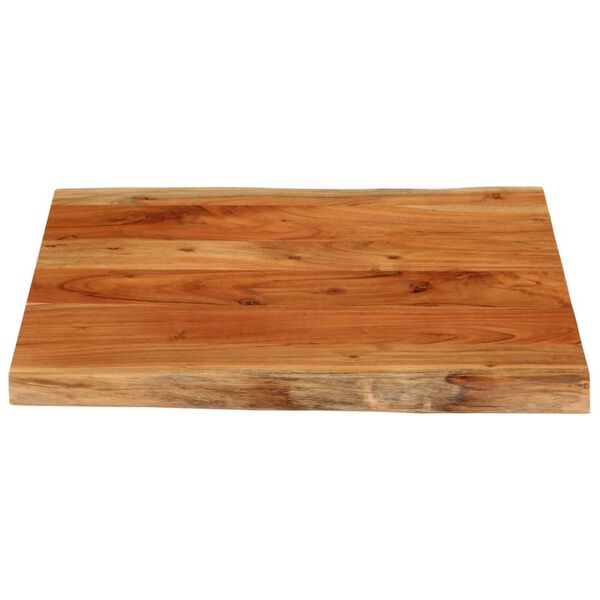 vidaXL Tafelblad vierkant natuurlijke rand 80x80x3,8 cm acaciahout