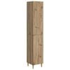 vidaXL Kastenset 2 pcs 33 x 34,5 x 90 cm Bewerkt hout