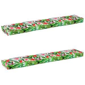 vidaXL Pallet Kussen Set 2 pcs Tropische Jungle 200 x 40 x 8 cm