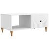 vidaXL Salontafel Wit 90 x 50 x 40 cm Bewerkt hout