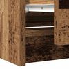 vidaXL Tv-meubel 100x35x54 cm bewerkt hout oud houtkleurig
