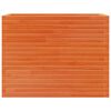 vidaXL Plantenbak 90x40x68,5 cm massief grenenhout wasbruin