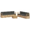 vidaXL Sofa-Sets Massief Acaciahout