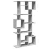 vidaXL Boekenkast 92x29x188 cm bewerkt hout betongrijs