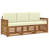 vidaXL Sofa-Sets 3 st Massief Acaciahout