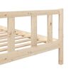 vidaXL Bedframe massief hout 120x190 cm