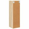 vidaXL Hangkast Sonoma Eiken 30 x 29,5 x 100 cm Bewerkt hout