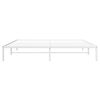 vidaXL Bedframe metaal wit 193x203 cm