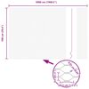 vidaXL Afrasteringspaal Grijs 50 x 1 m (25 mm gaas) Staal en PVC