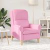 vidaXL Fauteuil Roze 76 x 94 x 102 cm Stof
