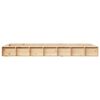 vidaXL Bedframe massief hout 100x200 cm