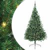 vidaXL Kunstmatig Voorverlicht Kerstboom Groen 240 cm PVC