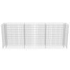 vidaXL Gabion plantenbak verhoogd 270x50x100 cm gegalvaniseerd staal