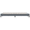 vidaXL Bedframe zonder matras 140x220 cm fluweel donkergrijs